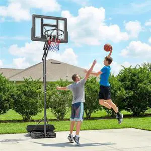 Soozier Basketball Hoop Outdoor, 7.7 FT to 10 FT, Portable Basketball Goal Soozier Basketball Hoop Outdoor, 7.7 FT to 10 FT, Portable Basketball Goal