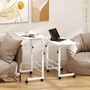 C-Shaped Mobile Sofa Side Table Home Rolling Laptop Cart for Living Room Bedroom C-Shaped Mobile Sofa Side Table Home Rolling Laptop Cart for Living Room Bedroom