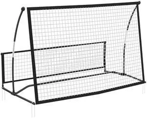 Soozier 2-in-1 Portable Soccer Rebounder Net, Foldable Bounce Back Net Soozier 2-in-1 Portable Soccer Rebounder Net, Foldable Bounce Back Net