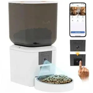 PawHut Automatic 8L Cat Feeder with Camera, 2.4G WiFi, Smart APP Control PawHut Automatic 8L Cat Feeder with Camera, 2.4G WiFi, Smart APP Control