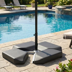 4PCs Cantilever Umbrella Base Weights for Offset Banana Parasol 4PCs Cantilever Umbrella Base Weights for Offset Banana Parasol