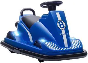 Car for Kids with 360° Spinning, Dual Motors, Music, Blue Car for Kids with 360° Spinning, Dual Motors, Music, Blue