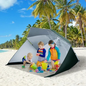 7.5FT 2 in 1 Beach Sport Umbrella, Patio Camping Canopy w/ Carry Bag 7.5FT 2 in 1 Beach Sport Umbrella, Patio Camping Canopy w/ Carry Bag