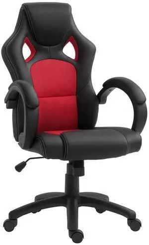 Office Chair Racecar Style Gaming High Back Executive Adjustable Swivel Seat Office Chair Racecar Style Gaming High Back Executive Adjustable Swivel Seat