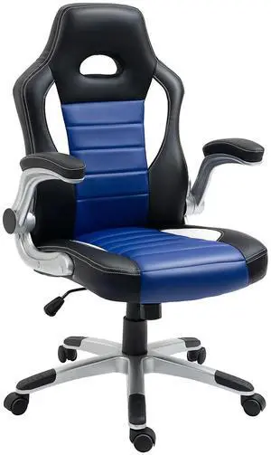 Office Chair Racecar Style Gaming High Back Executive Adjustable Swivel Seat Office Chair Racecar Style Gaming High Back Executive Adjustable Swivel Seat