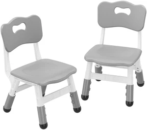 2-Pack Kids Activity Chairs for Play Study Desk Playroom with Adjustable Height 2-Pack Kids Activity Chairs for Play Study Desk Playroom with Adjustable Height