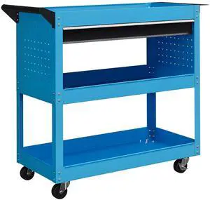 Rolling Tool Cart Steel Tool Chest with Ball Bearing Drawer Red Rolling Tool Cart Steel Tool Chest with Ball Bearing Drawer Red