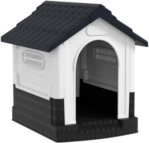 Dog Kennel for Outside, Plastic Dog House, Water-resistant for Gardens Dog Kennel for Outside, Plastic Dog House, Water-resistant for Gardens