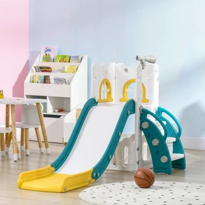 5 in 1 Toddler Slide for Kids Aged 1-3 Years, Yellow 5 in 1 Toddler Slide for Kids Aged 1-3 Years, Yellow