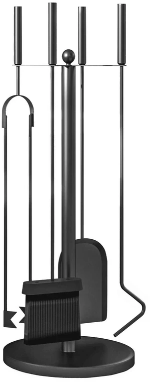 Fireplace Tools Set 5 Piece Kit with Stand, Brush, Shovel, Poker, Tongs Fireplace Tools Set 5 Piece Kit with Stand, Brush, Shovel, Poker, Tongs