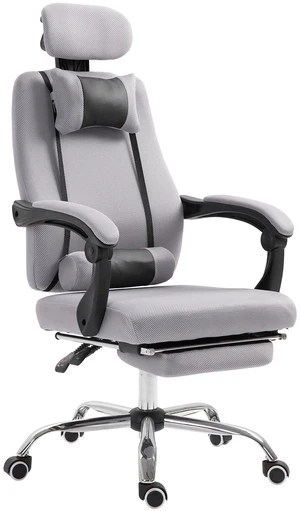 Office Chair Ergonomic Executive Gaming Computer Seat Lumbar Support Grey Office Chair Ergonomic Executive Gaming Computer Seat Lumbar Support Grey