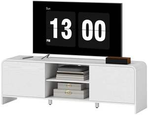 TV Stand for up to 65 Inch TV, Media Console w/ Cabinets, Shelves TV Stand for up to 65 Inch TV, Media Console w/ Cabinets, Shelves