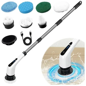 Electric Brush Spin Scrubber Cordless Rechargeable Handheld Power Cleaning Electric Brush Spin Scrubber Cordless Rechargeable Handheld Power Cleaning