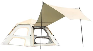 Camping Tent Tarp Canopy Water Resistant Windproof 4-6 People Easy Setup Pop Up Camping Tent Tarp Canopy Water Resistant Windproof 4-6 People Easy Setup Pop Up