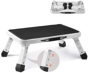 Step Stool Ladder Foldable 3 Adjustable Height Max Load 330lbs for Home Step Stool Ladder Foldable 3 Adjustable Height Max Load 330lbs for Home
