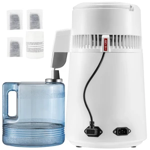 4L Water Distiller with Adjustable Timer and Temperature Display - White 4L Water Distiller with Adjustable Timer and Temperature Display - White
