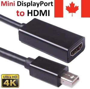 4K Mini Display Port to HDMI Thunderbolt DP Adapter Converter Cable For MacBook 4K Mini Display Port to HDMI Thunderbolt DP Adapter Converter Cable For MacBook