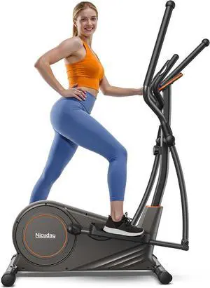 Niceday Elliptical Machine, Elliptical Exercise Machine for Home with Hyper-Quiet Magnetic Driving System, Elliptical Trainer with 15.5IN & 20IN Stride, 16 Resistance Levels, 500LBS Loading Capacity Niceday Elliptical Machine, Elliptical Exercise Machine for Home with Hyper-Quiet Magnetic Driving System, Elliptical Trainer with 15.5IN & 20IN Stride, 16 Resistance Levels, 500LBS Loading Capacity