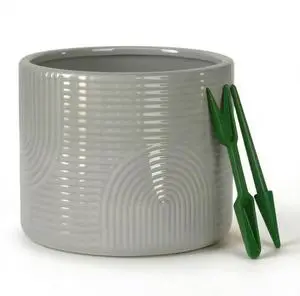 6 Inch Ceramic Plant Pot Decorative Indoor Planter (No Drainage Hole) for Succulents, Herbs & Houseplants Modern Tabletop Desk Planter Stone Gray 6 Inch Ceramic Plant Pot Decorative Indoor Planter (No Drainage Hole) for Succulents, Herbs & Houseplants Modern Tabletop Desk Planter Stone Gray