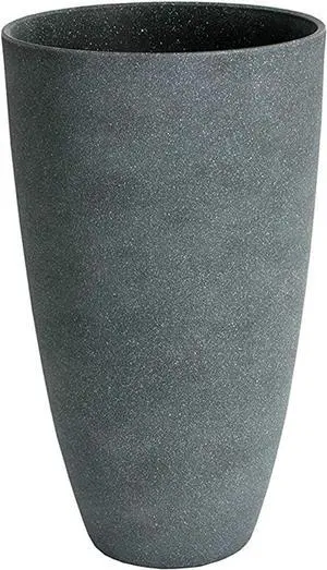 Algreen 43229 Curved Tall Vase Curved Vase Planter, Weathered Grey Algreen 43229 Curved Tall Vase Curved Vase Planter, Weathered Grey