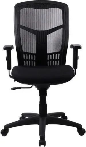 Lorell ErgoMesh Executive Swivel Chair, High-Back, Black Lorell ErgoMesh Executive Swivel Chair, High-Back, Black