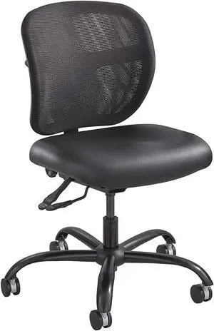 Safco Vue Intensive-Use Big and Tall Office Chair, Ergonomic and Height-Adjustable Swivel Seat with Breathable Mesh Back, Heavy-Duty Powder-Coated Base Safco Vue Intensive-Use Big and Tall Office Chair, Ergonomic and Height-Adjustable Swivel Seat with Breathable Mesh Back, Heavy-Duty Powder-Coated Base