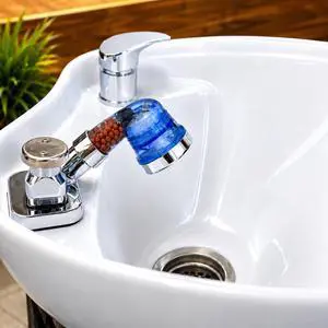 Socila Blue Sprayer Head 3 Function With Filter For Shampoo Bowl, High Pressure And Water Saving, Filter For Dry & Frizz Hair Socila Blue Sprayer Head 3 Function With Filter For Shampoo Bowl, High Pressure And Water Saving, Filter For Dry & Frizz Hair