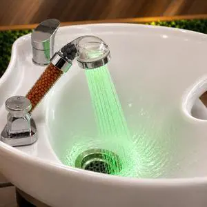 Socila LED Sprayer Head Color Changing for Shampoo bowl, Salon Shampoo Bowl Spray Head High Pressure, auto color-changing, Filter By Stones For Dry & frizz Hair Socila LED Sprayer Head Color Changing for Shampoo bowl, Salon Shampoo Bowl Spray Head High Pressure, auto color-changing, Filter By Stones For Dry & frizz Hair