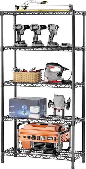 SINGAYE Shelf Closet Wire ShelvingAdjustable Metal Unit for Laundry Room Organization Bathroom Kitchen Home Garage Storage Pantry Rack Shelves SINGAYE Shelf Closet Wire ShelvingAdjustable Metal Unit for Laundry Room Organization Bathroom Kitchen Home Garage Storage Pantry Rack Shelves