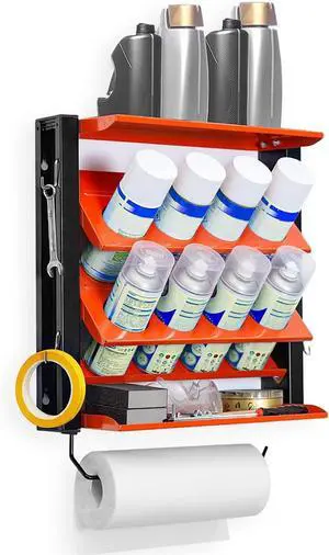 Ultrawall Spray Can Holder Rack, Steel Wall Mounted Spray Bottle Holder Ultrawall Spray Can Holder Rack, Steel Wall Mounted Spray Bottle Holder