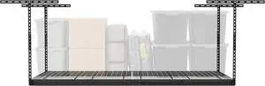 MonsterRax 4x8 Overhead Garage Storage Rack, Gray, 12"-24" Height MonsterRax 4x8 Overhead Garage Storage Rack, Gray, 12"-24" Height