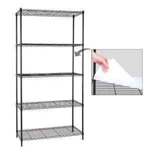 Catalina Creations EFINE 5-Shelf Shelving Unit with Shelf Liners Set of 5, Adjustable Storage Rack, Steel Wire Shelves, Shelving Units and Storage for Kitchen and Garage (35.5W X 15.8D X 71H) Catalina Creations EFINE 5-Shelf Shelving Unit with Shelf Liners Set of 5, Adjustable Storage Rack, Steel Wire Shelves, Shelving Units and Storage for Kitchen and Garage (35.5W X 15.8D X 71H)