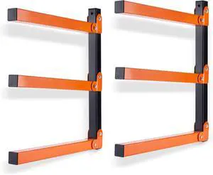 Ultrawall Wall Mount Wood Organizer and Lumber Storage Rack with 3-Level Ultrawall Wall Mount Wood Organizer and Lumber Storage Rack with 3-Level