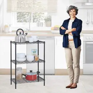 BestOffice 3 Wire Shelving Unit Garage NSF Wire Shelf Metal Large Storage Shelves Heavy Duty Height Adjustable Commercial Grade Steel Layer Shelf Rack Organizer for Kitchen Bathroom Bedroom-13x23x30 BestOffice 3 Wire Shelving Unit Garage NSF Wire Shelf Metal Large Storage Shelves Heavy Duty Height Adjustable Commercial Grade Steel Layer Shelf Rack Organizer for Kitchen Bathroom Bedroom-13x23x30