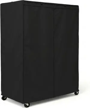 Storage Shelving Unit Cover in Black Color (Multiple Sizes) (60" Wx24 Dx72 H) Storage Shelving Unit Cover in Black Color (Multiple Sizes) (60" Wx24 Dx72 H)