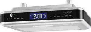 iLive Bluetooth Under Cabinet Radio with Clock, Timer & LED Kitchen Light iLive Bluetooth Under Cabinet Radio with Clock, Timer & LED Kitchen Light