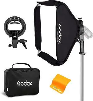 Godox Softbox 24"x24"/60x60cm with S-Type Speedlite Bracket & Bag Godox Softbox 24"x24"/60x60cm with S-Type Speedlite Bracket & Bag