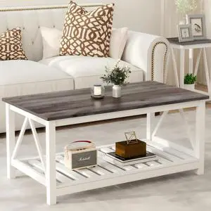 Coffee Table with Storage Small White Farmhouse Coffee Table for Livingroom Coffee Table with Storage Small White Farmhouse Coffee Table for Livingroom