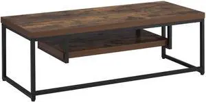 Acme Furniture Bob TV Stand Weathered Oak & Black, Brown, 47" (91780) Acme Furniture Bob TV Stand Weathered Oak & Black, Brown, 47" (91780)