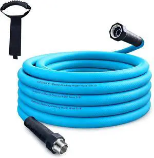 Cupohus RV Water Hose 35FT, 5/8" Extra Thick Wall Drinking Water Hose Cupohus RV Water Hose 35FT, 5/8" Extra Thick Wall Drinking Water Hose
