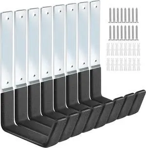 TVKB Garage Hooks Heavy Duty Bike Hooks for Garage Set of 8 Tool Organizers and Storage Wall Mount Storage Tool Holder Hanger for Ladder Garden Hose Shed Shop TVKB Garage Hooks Heavy Duty Bike Hooks for Garage Set of 8 Tool Organizers and Storage Wall Mount Storage Tool Holder Hanger for Ladder Garden Hose Shed Shop