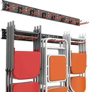 Wallmaster Wall Mount Garage Tool Storage Rack Folding Chair Hangers Wallmaster Wall Mount Garage Tool Storage Rack Folding Chair Hangers