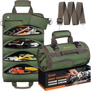 Tool Bag Roll Up, UUP Heavy Duty Portable Soft Tool Storage Gifts for Men Tool Bag Roll Up, UUP Heavy Duty Portable Soft Tool Storage Gifts for Men