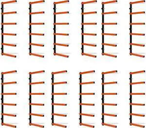 ECOTRIC 6 Pair of 6 Levels Shelf Lumber Rack Lumber Storage Rack Lumber ECOTRIC 6 Pair of 6 Levels Shelf Lumber Rack Lumber Storage Rack Lumber