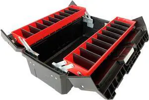 WEWLINE Tool Box Organizer 18.5" Tool Storage with Adjustable Compartment Portable Toolbox with Handle Perfect for Home Office Garge WEWLINE Tool Box Organizer 18.5" Tool Storage with Adjustable Compartment Portable Toolbox with Handle Perfect for Home Office Garge