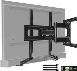 HOME VISION Full Motion TV Mount Soundbar Bundle for 26-70" TVs, 132 lbs HOME VISION Full Motion TV Mount Soundbar Bundle for 26-70" TVs, 132 lbs
