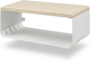 Floating Nightstand with Spruce Top | Modern Bedroom Decor | Minimalist Wall-Mounted Bedside Nightstand| Wall Mounted Shelf | Cloudy Oasis: Serene White Floating Nightstand with Spruce Top | Modern Bedroom Decor | Minimalist Wall-Mounted Bedside Nightstand| Wall Mounted Shelf | Cloudy Oasis: Serene White