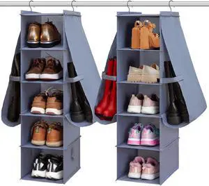 Hanging Shoe Organizer for Closet Footwear Boots Storage Shelf Hanging Shoe Organizer for Closet Footwear Boots Storage Shelf