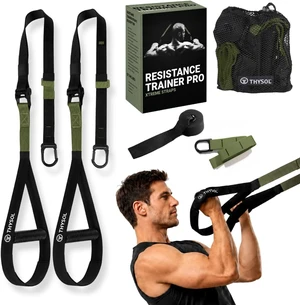 THYSOL Suspension Resistance Trainer PRO Suspension Straps with Door Anchor THYSOL Suspension Resistance Trainer PRO Suspension Straps with Door Anchor