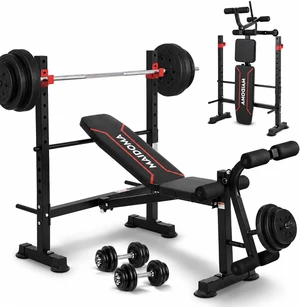 MAIDOMA 1500LB 8 IN 1 Weight Bench with Leg Extension MAIDOMA 1500LB 8 IN 1 Weight Bench with Leg Extension